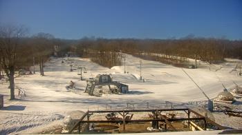 Weather camera view of Powder Ridge Ski Resort.