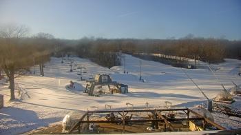 Weather camera view of Powder Ridge Ski Resort.
