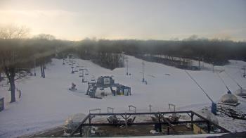 Weather camera view of Powder Ridge Ski Resort.