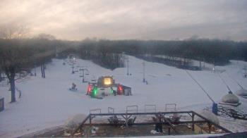 Weather camera view of Powder Ridge Ski Resort.