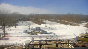 Weather camera view of Powder Ridge Ski Resort.