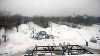 Weather camera view of Powder Ridge Ski Resort.