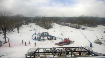 Weather camera view of Powder Ridge Ski Resort.