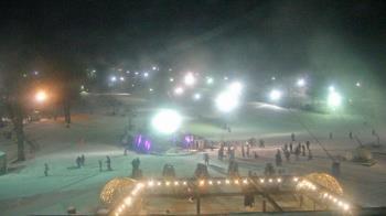 Weather camera view of Powder Ridge Ski Resort.