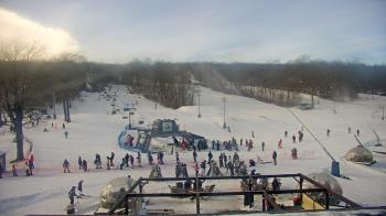 Weather camera view of Powder Ridge Ski Resort.