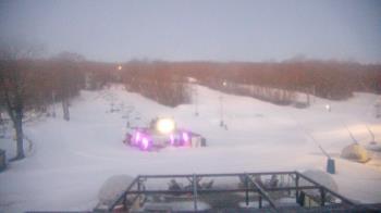 Weather camera view of Powder Ridge Ski Resort.