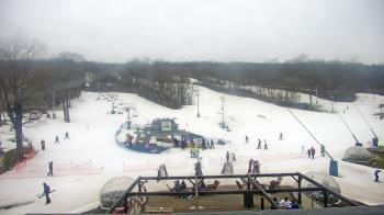 Weather camera view of Powder Ridge Ski Resort.