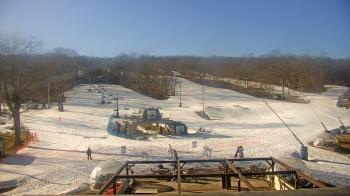 Weather camera view of Powder Ridge Ski Resort.