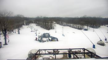 Weather camera view of Powder Ridge Ski Resort.