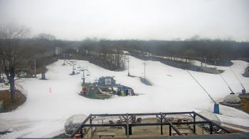 Weather camera view of Powder Ridge Ski Resort.