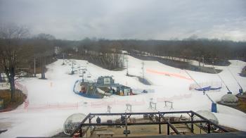 Weather camera view of Powder Ridge Ski Resort.