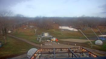 Weather camera view of Powder Ridge Ski Resort.