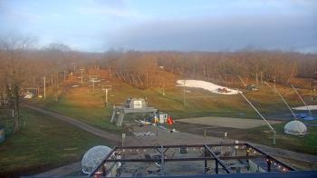Weather camera view of Powder Ridge Ski Resort.