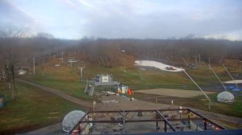 Weather camera view of Powder Ridge Ski Resort.