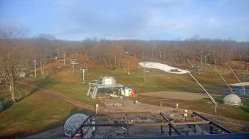 Weather camera view of Powder Ridge Ski Resort.