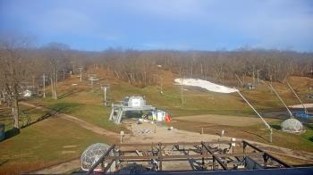 Weather camera view of Powder Ridge Ski Resort.