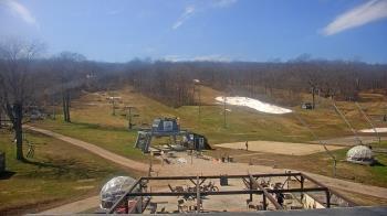Weather camera view of Powder Ridge Ski Resort.