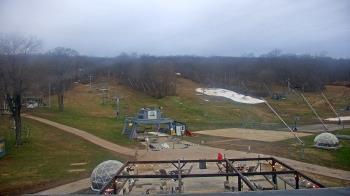 Weather camera view of Powder Ridge Ski Resort.