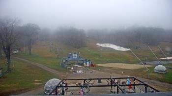 Weather camera view of Powder Ridge Ski Resort.