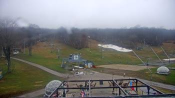 Weather camera view of Powder Ridge Ski Resort.