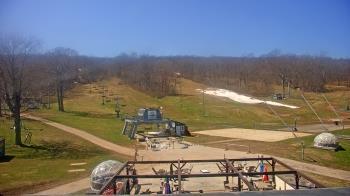 Weather camera view of Powder Ridge Ski Resort.