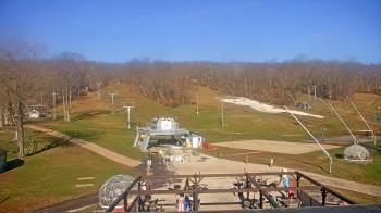 Weather camera view of Powder Ridge Ski Resort.