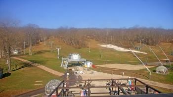 Weather camera view of Powder Ridge Ski Resort.
