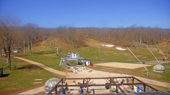 Weather camera view of Powder Ridge Ski Resort.
