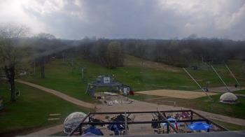 Weather camera view of Powder Ridge Ski Resort.