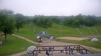 Weather camera view of Powder Ridge Ski Resort.