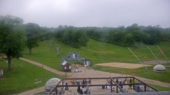 Weather camera view of Powder Ridge Ski Resort.