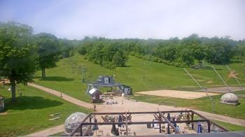 Weather camera view of Powder Ridge Ski Resort.