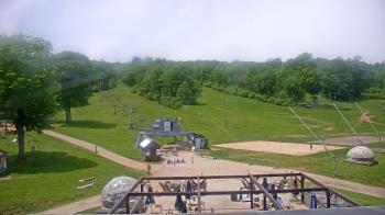 Weather camera view of Powder Ridge Ski Resort.
