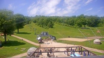 Weather camera view of Powder Ridge Ski Resort.