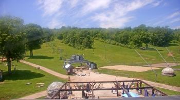 Weather camera view of Powder Ridge Ski Resort.