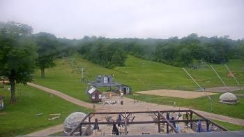 Weather camera view of Powder Ridge Ski Resort.