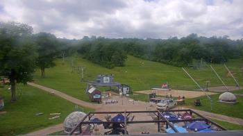 Weather camera view of Powder Ridge Ski Resort.