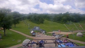 Weather camera view of Powder Ridge Ski Resort.