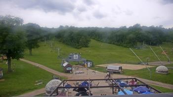 Weather camera view of Powder Ridge Ski Resort.