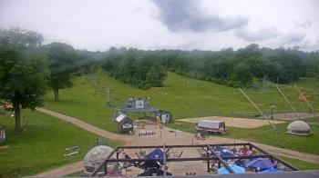 Weather camera view of Powder Ridge Ski Resort.
