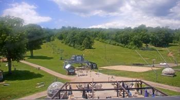 Weather camera view of Powder Ridge Ski Resort.
