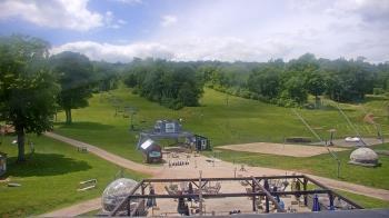 Weather camera view of Powder Ridge Ski Resort.