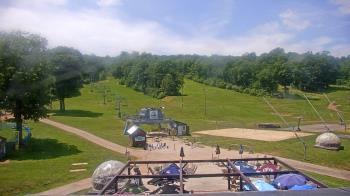 Weather camera view of Powder Ridge Ski Resort.