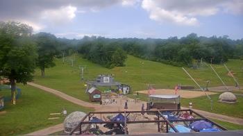 Weather camera view of Powder Ridge Ski Resort.