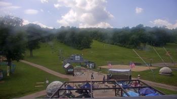 Weather camera view of Powder Ridge Ski Resort.