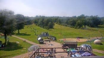 Weather camera view of Powder Ridge Ski Resort.