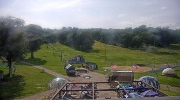 Weather camera view of Powder Ridge Ski Resort.