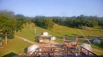 Weather camera view of Powder Ridge Ski Resort.