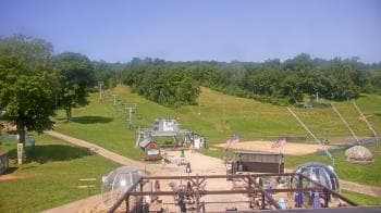 Weather camera view of Powder Ridge Ski Resort.