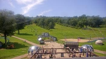 Weather camera view of Powder Ridge Ski Resort.